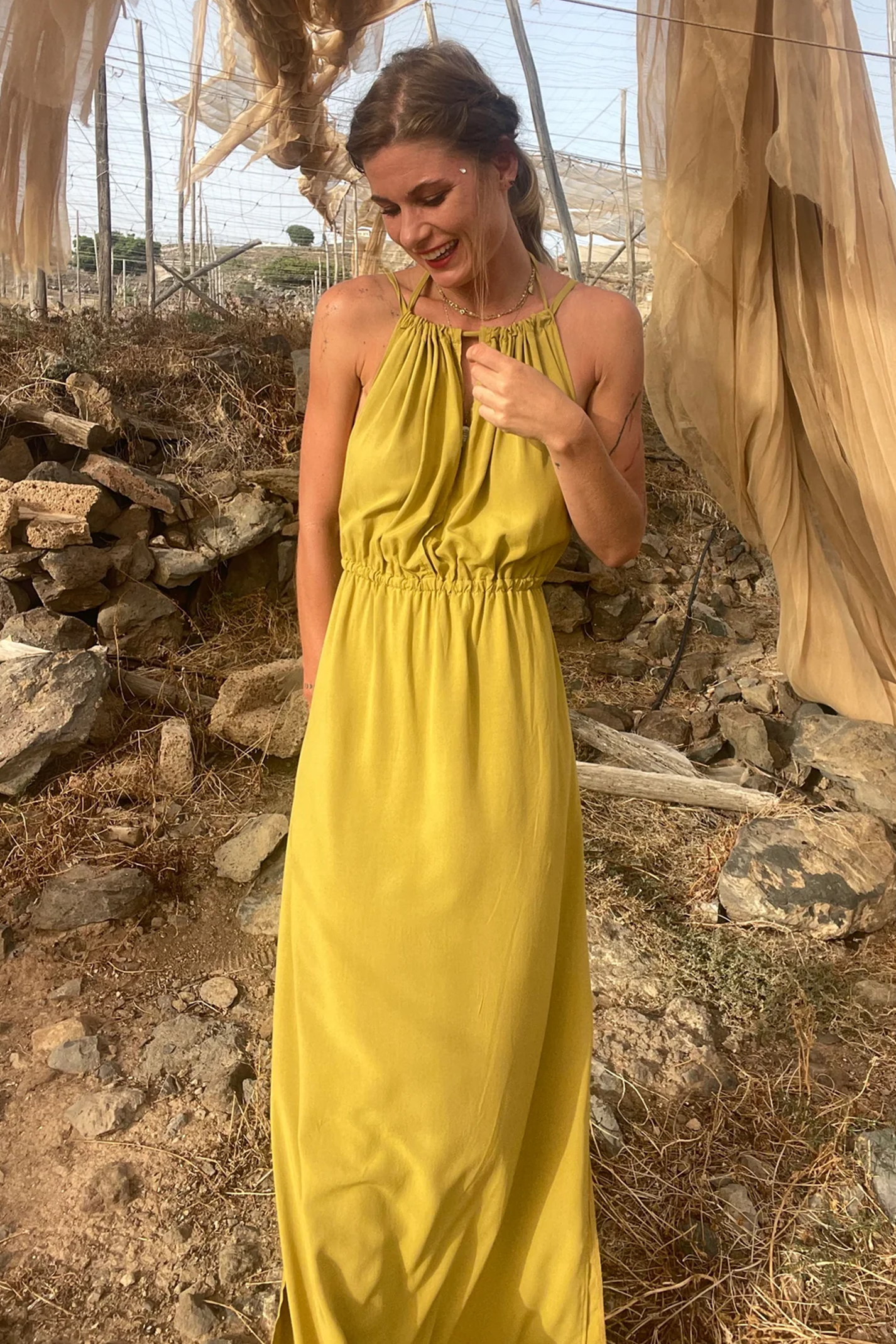 Šaty Verano olive