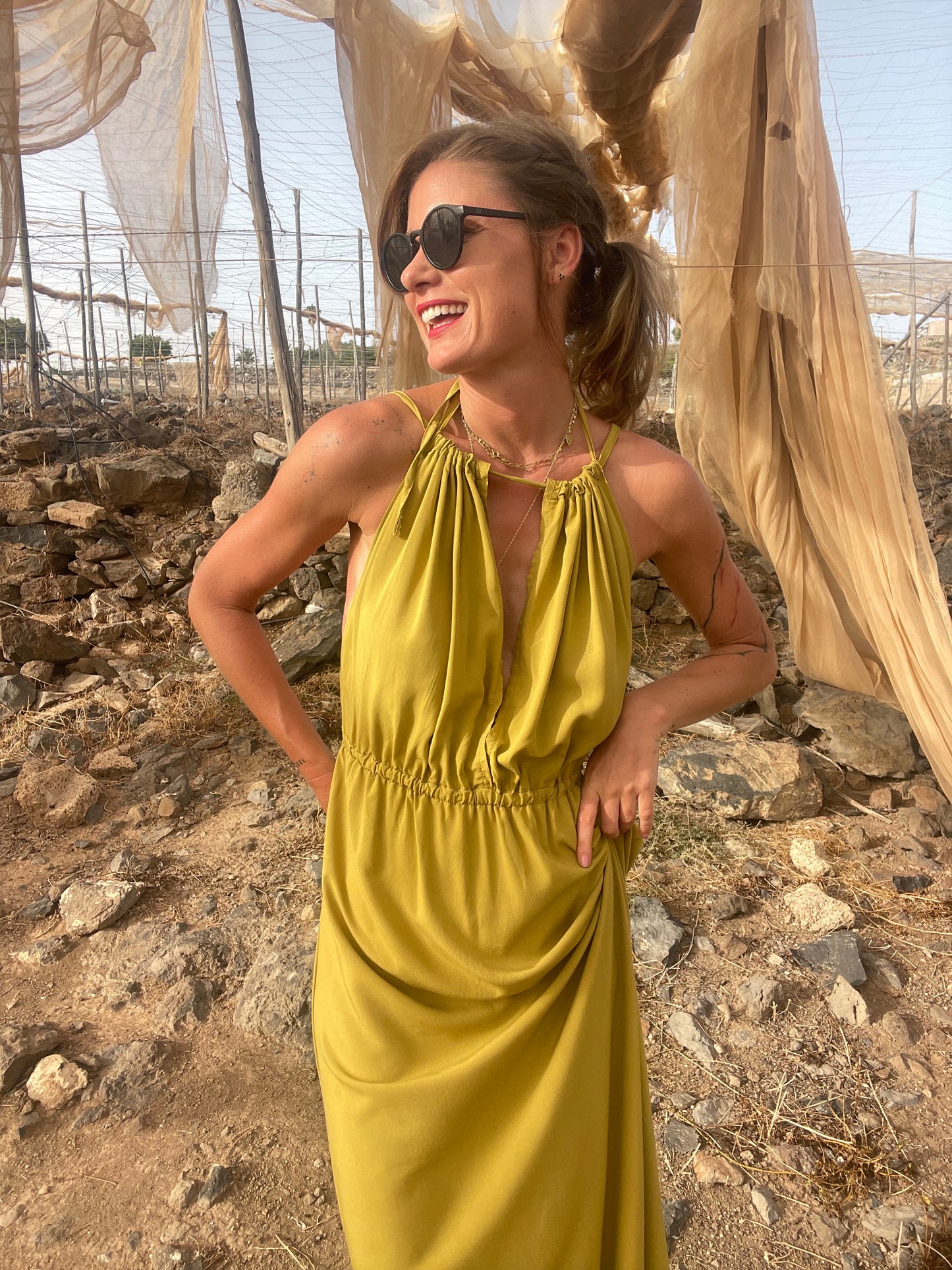 Šaty Verano olive
