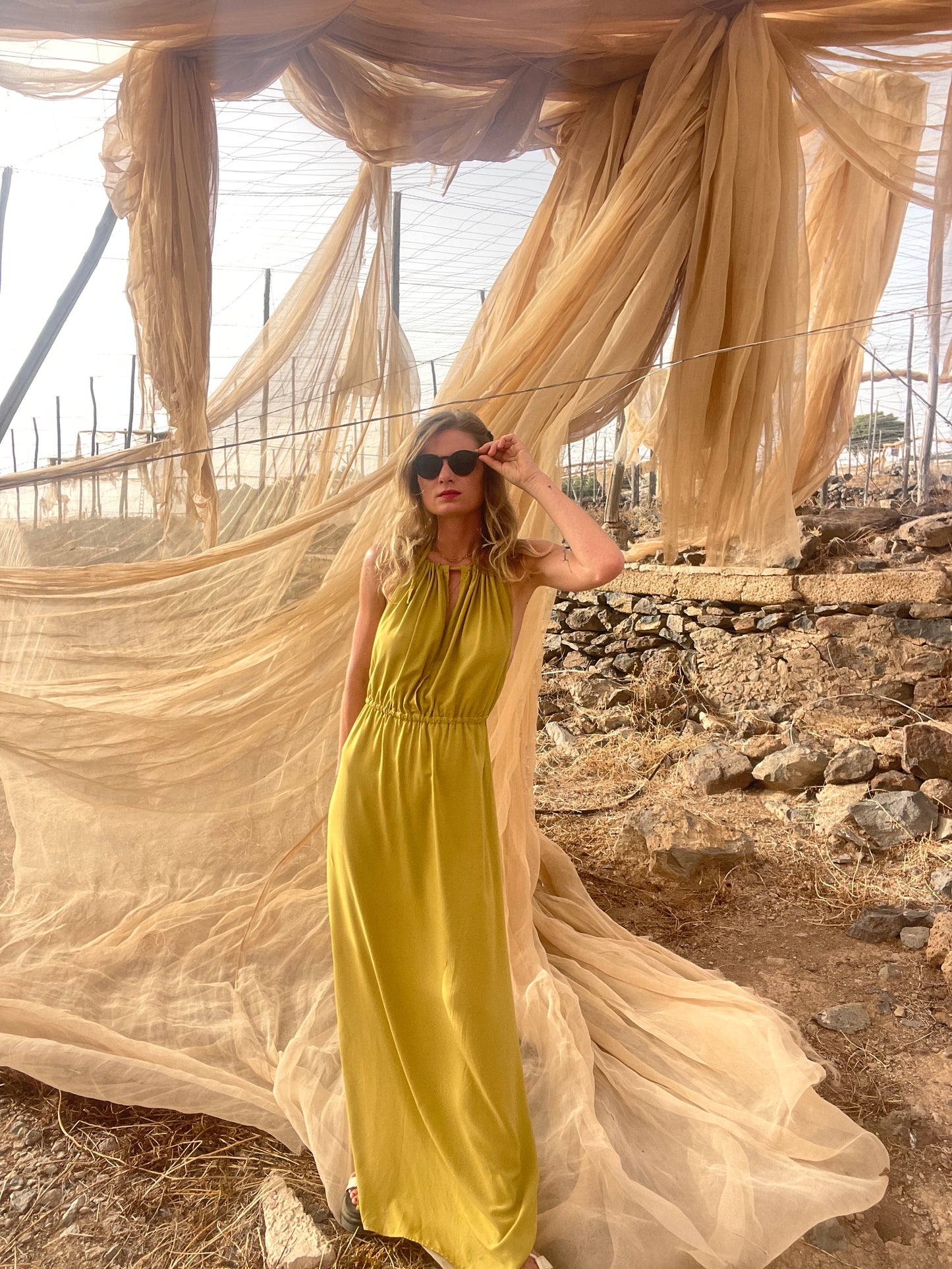 Šaty Verano olive