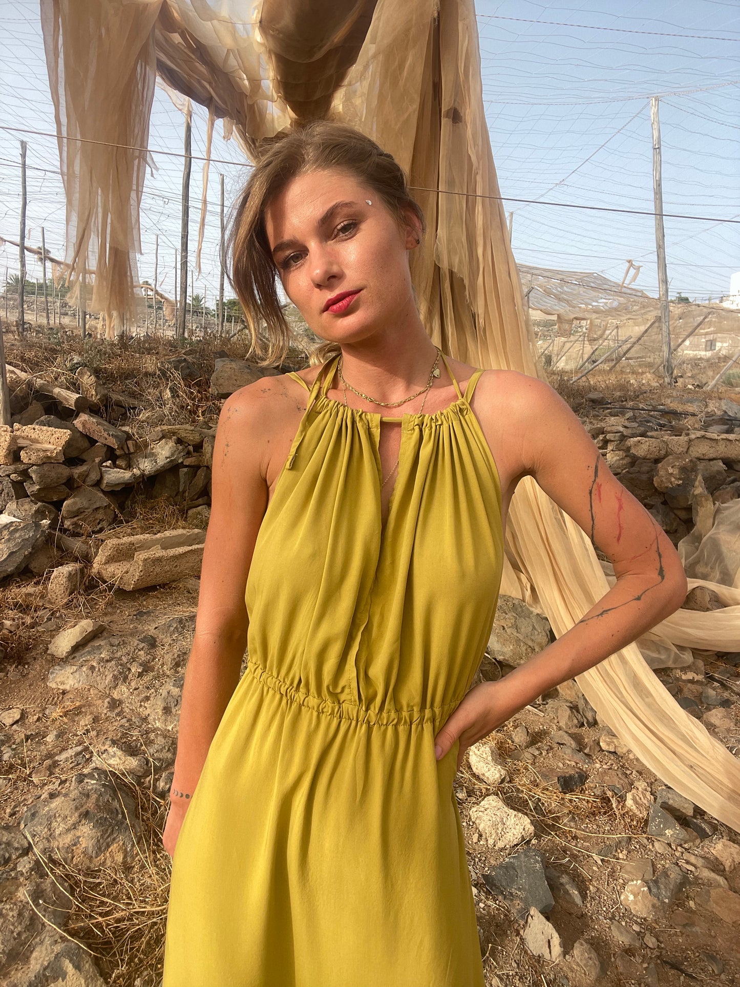 Šaty Verano olive