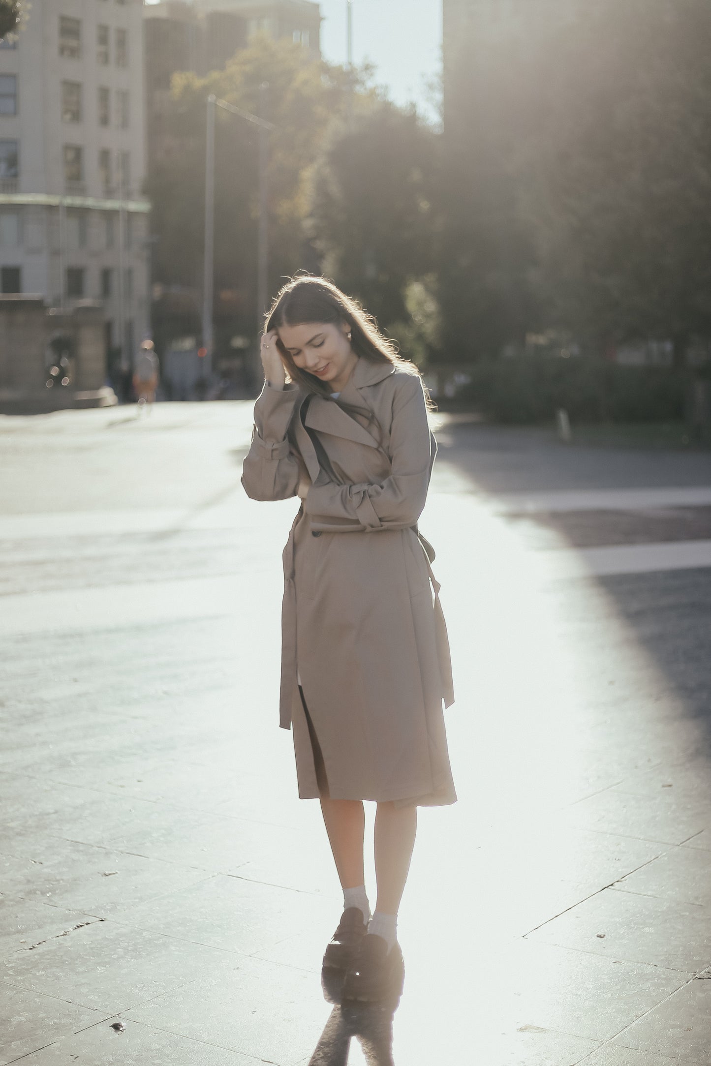 Trench coat Citizen béžová