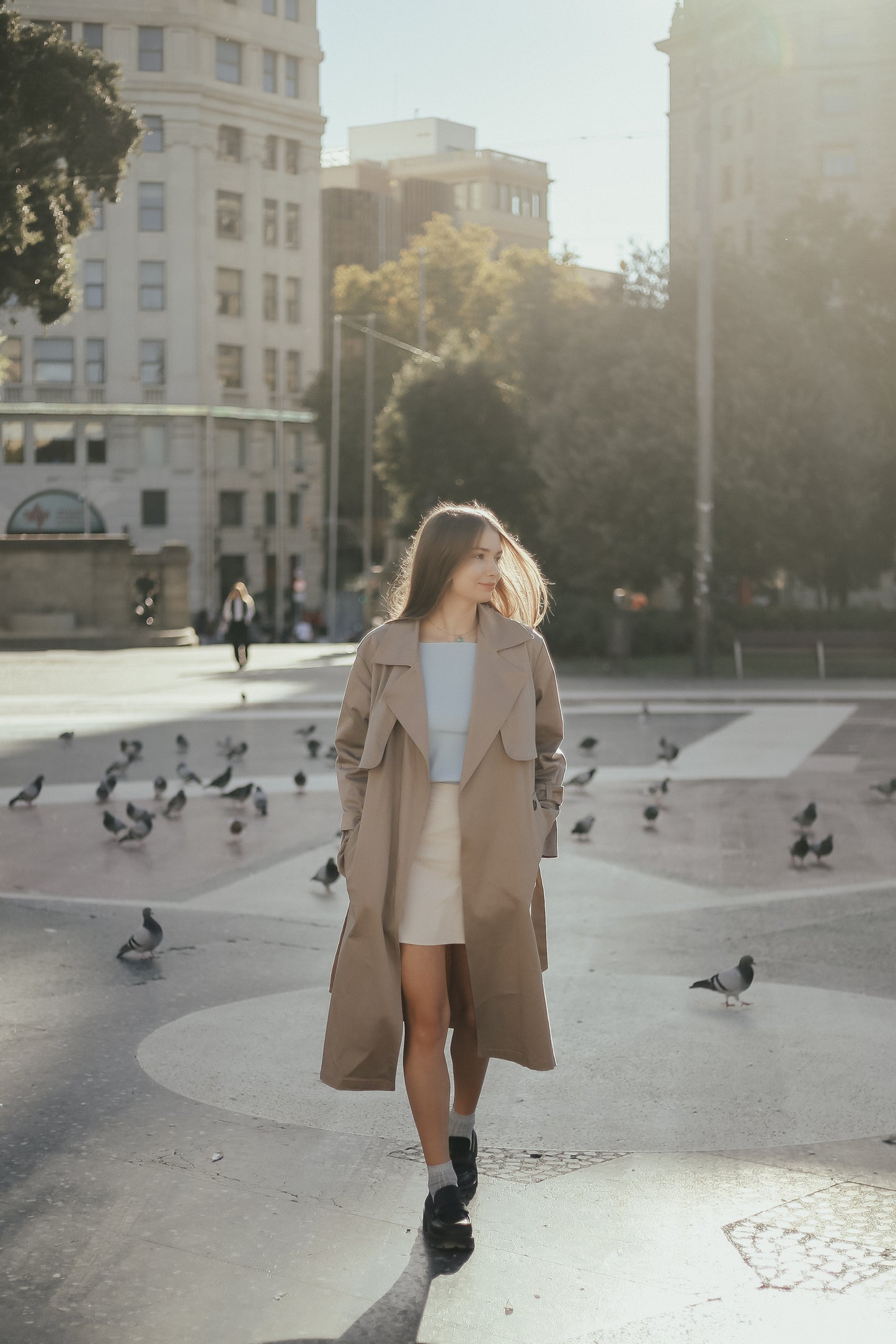 Trench coat Citizen béžová