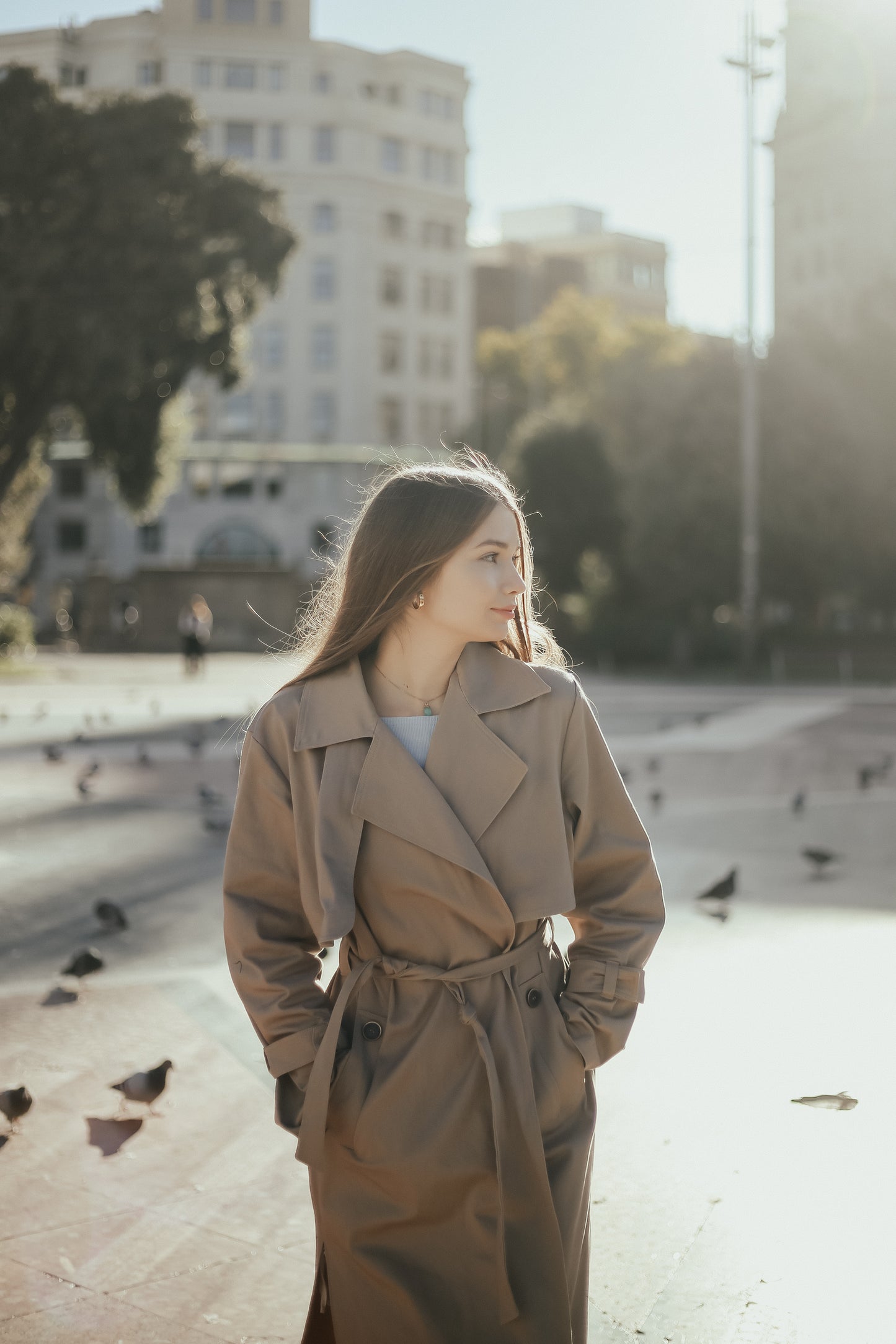 Trench coat Citizen béžová