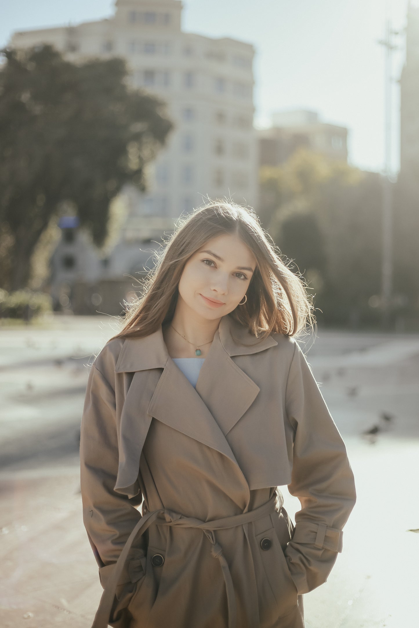 Trench coat Citizen béžová