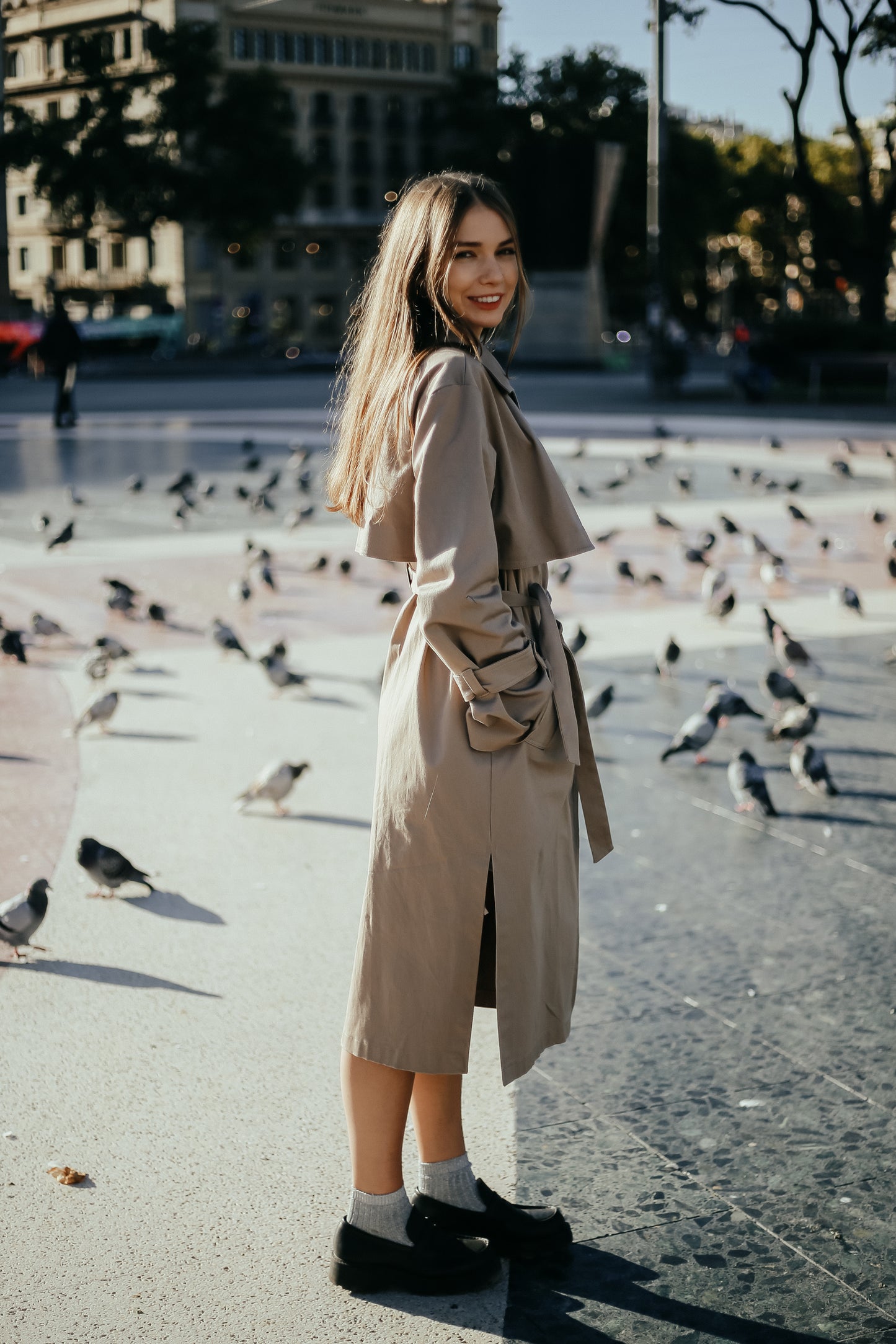 Trench coat Citizen béžová